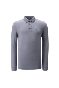 Áo Polo Golf nam dài tay Chervo Asse 64684 – Grey 96E