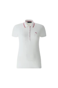 Áo Polo Golf nữ Chervo Afragola 64257 – White Red AK2