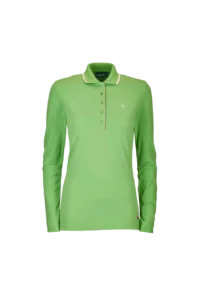 Áo Polo Golf nữ dài tay Chervo Ajmone 61329 – Green 601