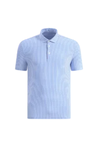 Áo Polo Golf nam Chervo Armas A1244 – White Blue 192E