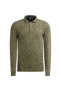 Áo polo Golf nam dài tay Chervo Anima A1276 – Forest Green 107F