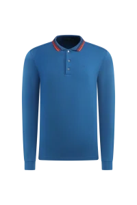 Áo polo Golf nam dài tay Chervo Arborio A1273 – Blue 5009