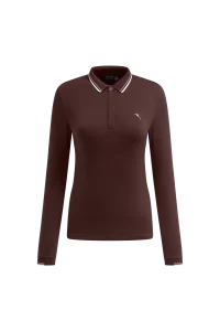 Áo Golf nữ dài tay Chervo Amarti A1275 – Brown 4020